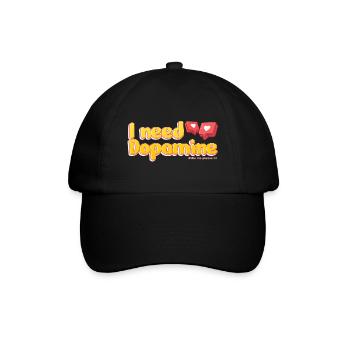 i need Dopamine - Casquette classique - noir/noir - Devant