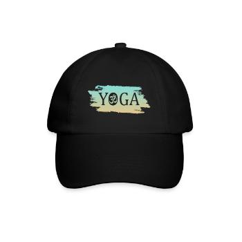 Yoga - Baseballkappe - Schwarz/Schwarz - Vorne