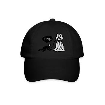 Married - help - Baseball Cap - black/black - Front