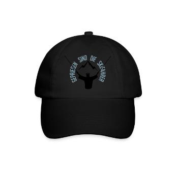 GEPRISEN SIND DIE SKIFAHR - Baseballkappe - Schwarz/Schwarz - Vorne