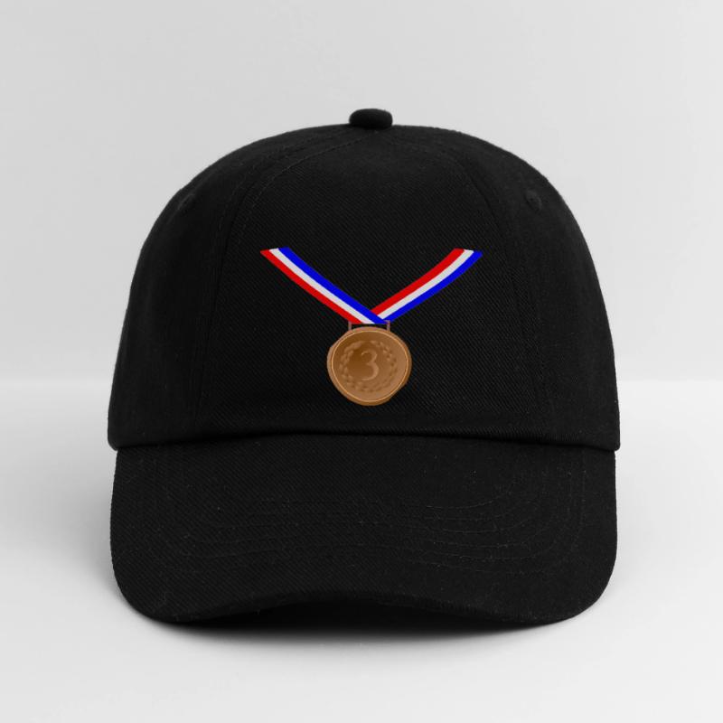 Bronze Medal 3rd Baseball Cap