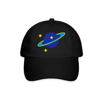 planets - Baseball Cap - black/black - Front