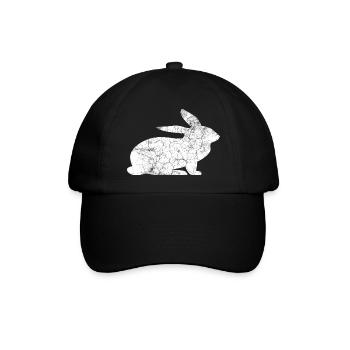 Follow the white rabbit - Baseball Cap - black/black - Front