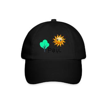 Paul - Baseball Cap - black/black - Front