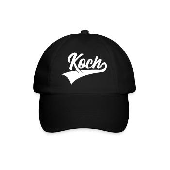 KOCH CHEFKOCH KOCHEN - Baseballkappe - Schwarz/Schwarz - Vorne
