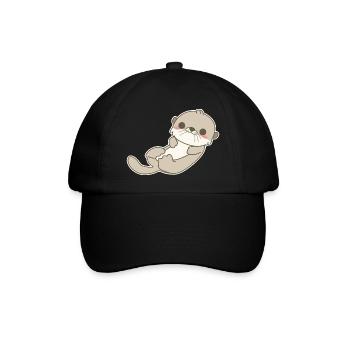 Otter - Baseball Cap - black/black - Front