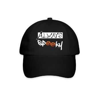 Toujours effrayant - drôle de design / costume d’Halloween - Casquette classique - noir/noir - Devant