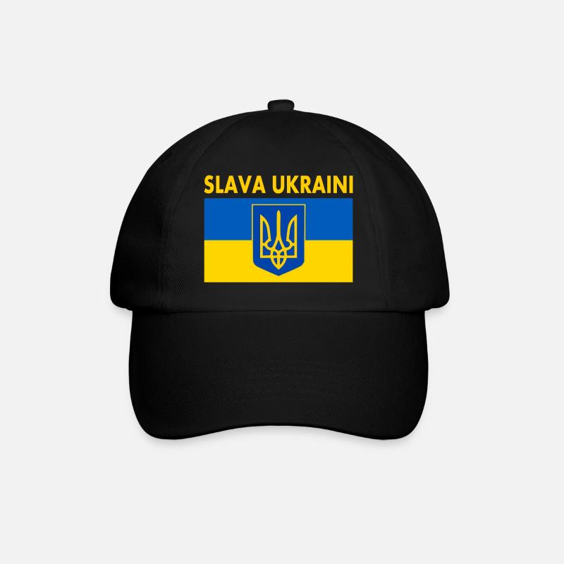 Slava ukraini - Casquette classique - noir/noir