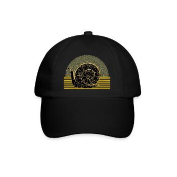 Escargot - Casquette classique - noir/noir - Devant