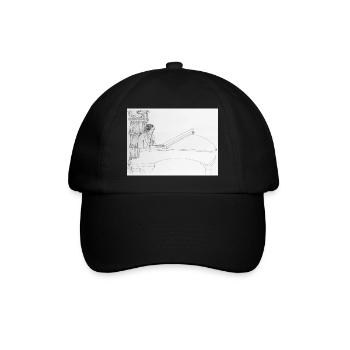 Pianist Antimo Magnotta in V&A Museum - Baseball Cap - black/black - Front