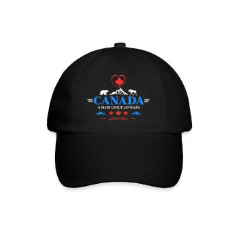 Kanada Vancouver Montreal Toronto Maple Leaf Bären - Baseballkappe - Schwarz/Schwarz - Vorne
