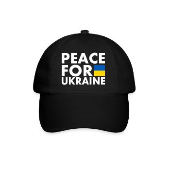 Ukraine - Baseballkappe - Schwarz/Schwarz - Vorne