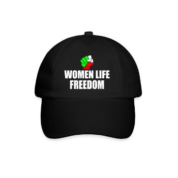 Women life freedom iran - Baseballkappe - Schwarz/Schwarz - Vorne