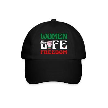 Cute Iranian Women - Women Life Freedom - Baseball Cap - black/black - Front