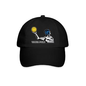 Wasserball Water Polo - Baseball Cap - black/black - Front