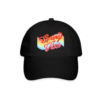 Spring Vibes - Baseball Cap - black/black - Front