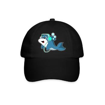Musique casque Delfin - Casquette classique - noir/noir - Devant