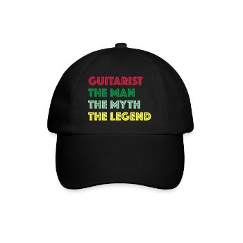 Le guitariste, l’homme, le mythe, la légende - Casquette classique - noir/noir - Devant