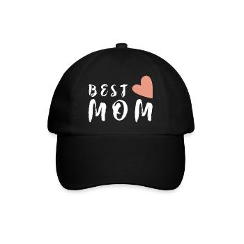 Best Mom Mother's Day Best Mom Mother Gift Heart - Baseball Cap - black/black - Front