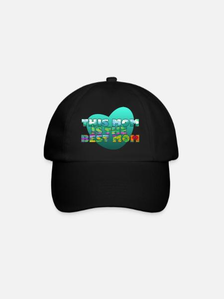 Diese Mutter ist die beste Mutter - Baseballkappe - Schwarz/Schwarz