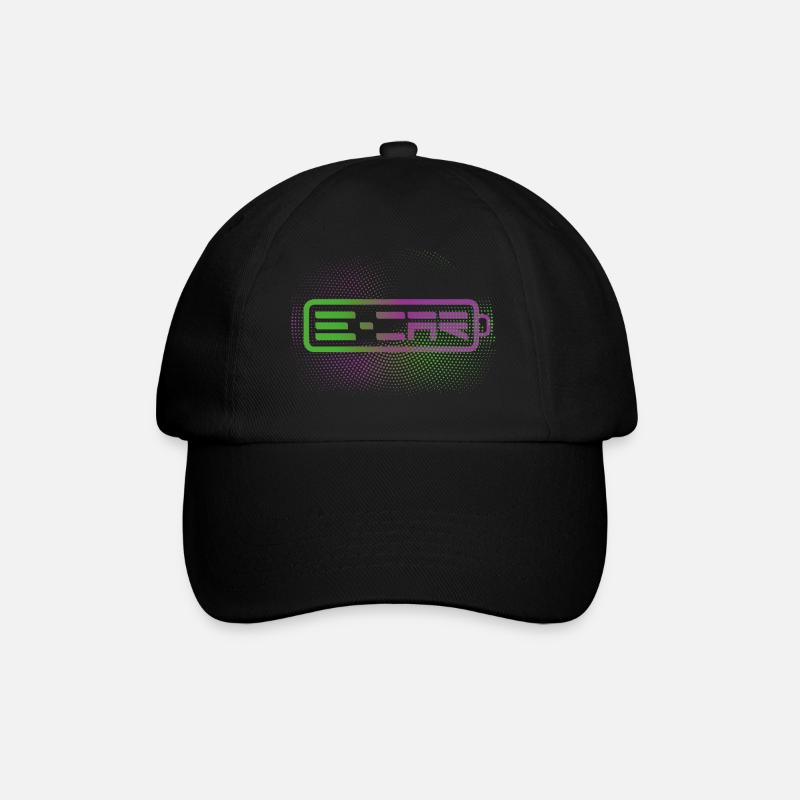 e-Car - lets go! - Baseballkappe - Schwarz/Schwarz