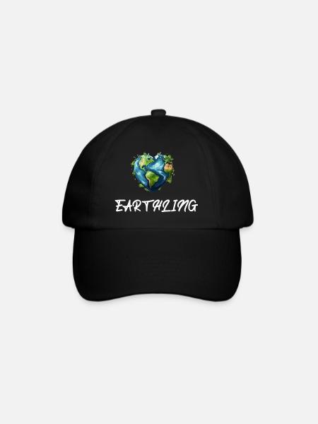 Earthling Citizen of the World - Baseball Cap - black/black