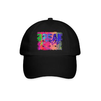 Vertraue niemandem, inspirierende Liebe, Motivation, Schwingungen - Baseballkappe - Schwarz/Schwarz - Vorne