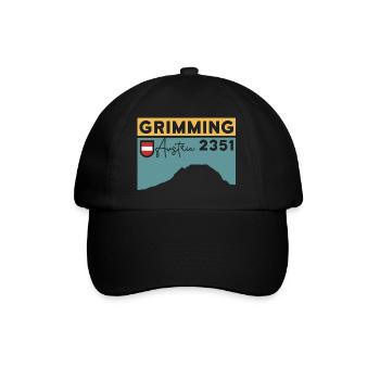 High Grimming Finisher Altitude Hike Dachstein - Baseball Cap - black/black - Front