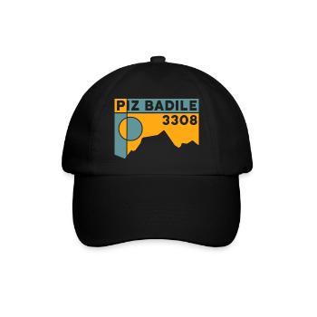 Piz Badile North Ridge Mountain Guide Escalade Voie Normale - Casquette classique - noir/noir - Devant