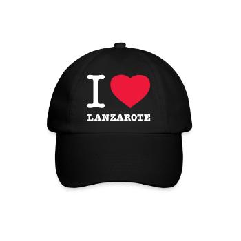 I LOVE LANZAROTE - Baseball Cap - black/black - Front