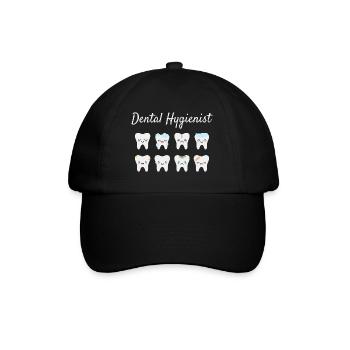 Hygiéniste dentaire - Casquette classique - noir/noir - Devant