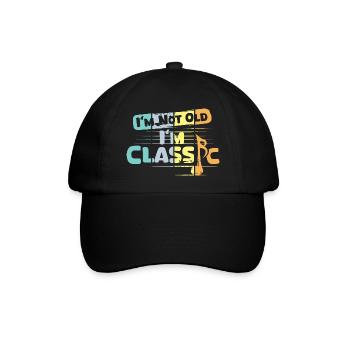 Rétro Musique Classique Dictons Drôles Vintage - Casquette classique - noir/noir - Devant