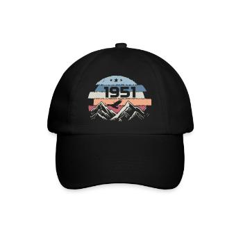 Original 1951 Vintage 1951 Birthday 1951 - Baseball Cap - black/black - Front