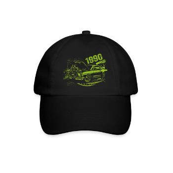 1990 Anniversaire Vintage Modèle 1990 Cru 1990 - Casquette classique - noir/noir - Devant
