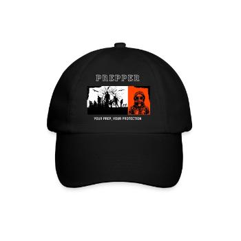 Prepper Your Prep Your Protection - Baseball Cap - black/black - Front