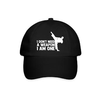 Taekwondo - Casquette classique - noir/noir - Devant