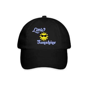 Little Sunshine - Baseballkappe - Schwarz/Schwarz - Vorne