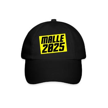 Malle 2025 - Baseballkappe - Schwarz/Schwarz - Vorne