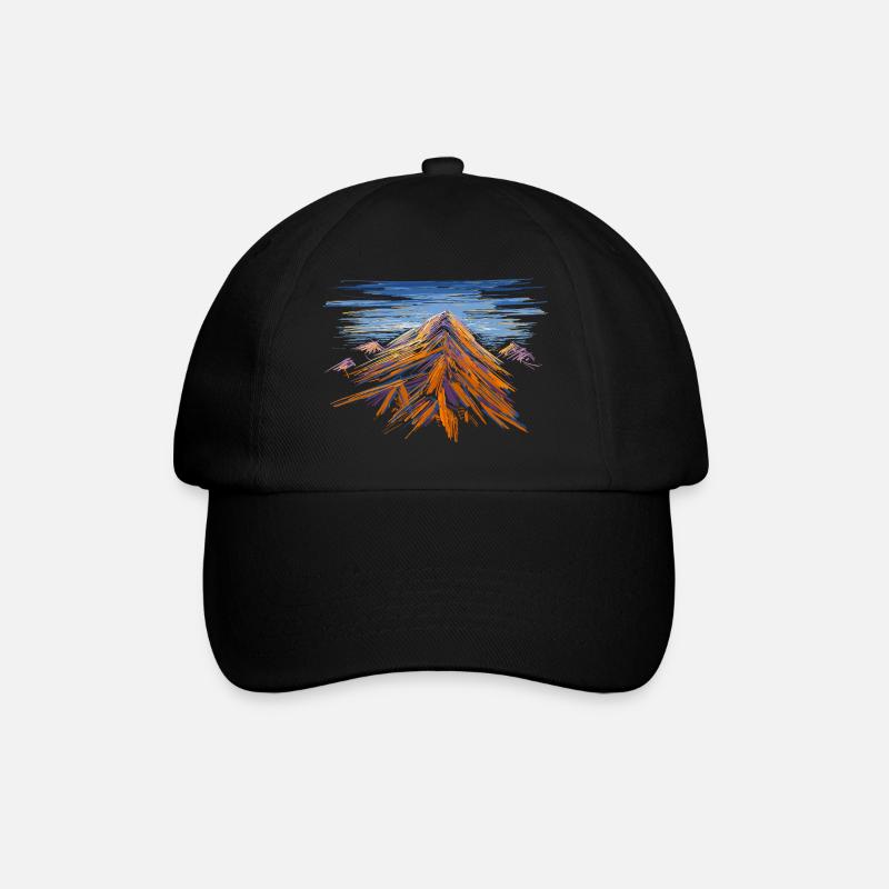 Montagne - Casquette classique - noir/noir