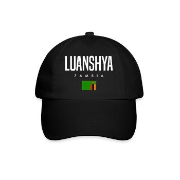 Luanshya Sambia - Baseballkappe - Schwarz/Schwarz - Vorne