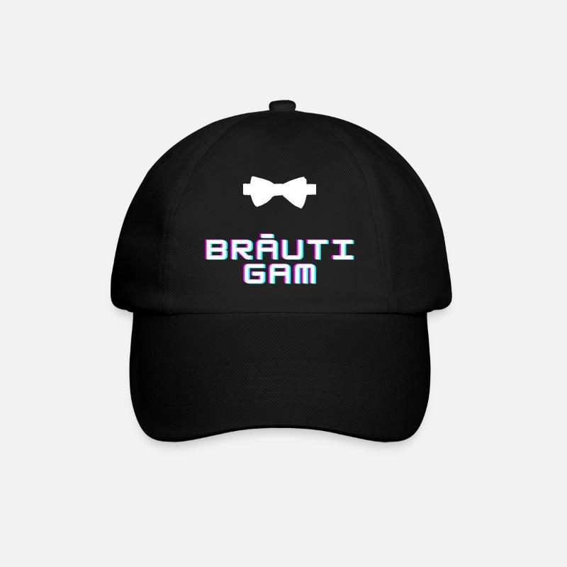 Bräutigam - Baseballkappe - Schwarz/Schwarz