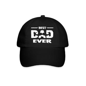 Bester Papa Der Welt Geschenke Vater Weihnachten - Baseballkappe - Schwarz/Schwarz - Vorne