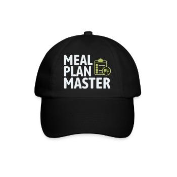 Diététicien agréé expert en alimentation consciente - Casquette classique - noir/noir - Devant