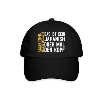 Go get beer humor beer fans pils free beer - Baseball Cap - black/black - Front