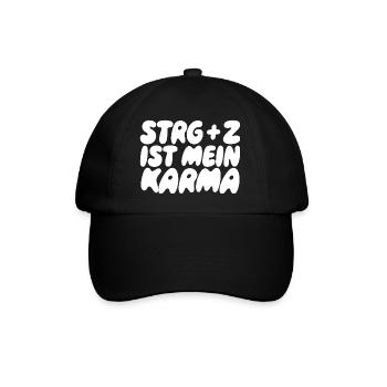 Ctrl+Z Karma – Ctrl+Z est Karma - Casquette classique - noir/noir - Devant