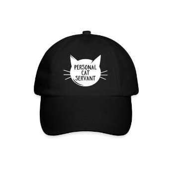 Serviteur Chat Personnel - Casquette classique - noir/noir - Devant