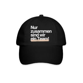 Strong Together — Team Spirit Design - Baseball Cap - black/black - Front