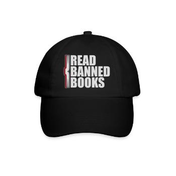 Read Banned Books Verbotene Bücher Lesen Freiheit - Baseball Cap - black/black - Front