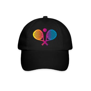Padel Sport - Baseball Cap - black/black - Front