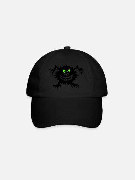 Monster - Eater - Baseballkappe - Schwarz/Schwarz